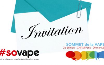 L&rsquo;association SOVAPE invite les candidats à la présidentielle au 2e Sommet de la Vape